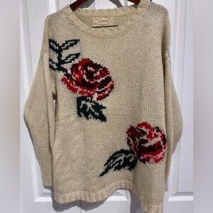 Retro Look Pink Martini Mohair Sweater